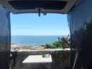 View from camper van