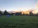 Sunset over camp