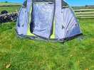 Neaely finished putting th tent up lol but you can see how big the pitches are