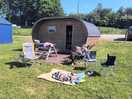 Our family camping pod