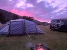 Sunset at newlands valley campsite