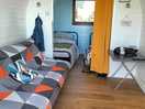 Interior of the panama view pod . i won an entry to the naming of this pod a few years back