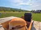 Nice little van selling coffee and baps. mocha knocked spots of starbucks and costa!