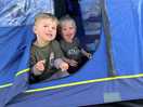 The boys loved their first camping trip!