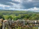 The beautiful view from our caravan