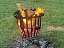 Relaxing around the fire