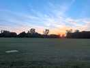 Stunning sunset over ‘little monktons’ field