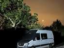 Moon over my van