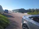 View to the left of our pitch, felt like a storage yard.