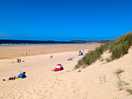Beach view from near tent pitch