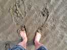 Get your socks and shoes off on the beach only a 10 minute walk from the site!