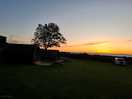Sun setting
