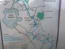 Map of walk on notice board
