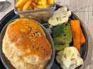 Food at jetty