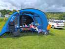 Our tent at eshault
