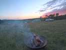 Sunset across the downs