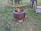 Getting warm by the fire
