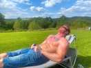 Boiling hot saturday sun