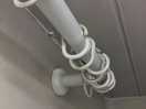 Dirty old shower hooks