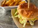 Burgers from the street food stand