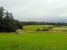 Tent pitched at far end of lot