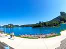 Panoramabeeld vannhet meer van bled