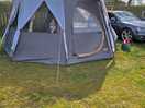 Plenty of space, this was a standard pitch and still took a big tent and car.