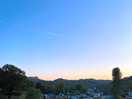 Evening view from top of campsite
