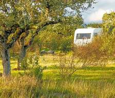 Parques de campismo na floresta em Portugal