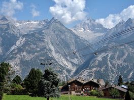 View from the mountain villages