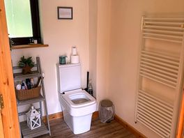 The bathroom.