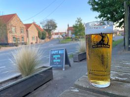 Lovely pint in binham at the chequers inn.