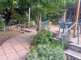 Siting here was lovely catching the sun and listening to all the different birds