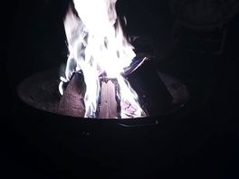 Nice to be able have a camp fire