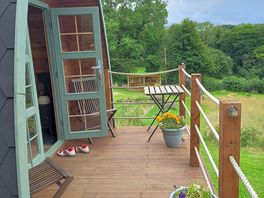 High deck outside pod.