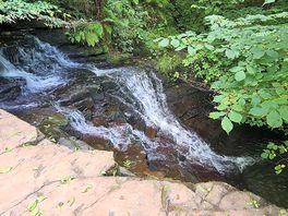 Top of waterfall