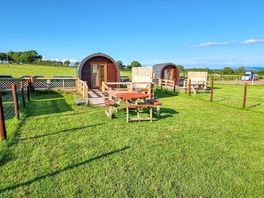 Each pod has its own enclosed garden