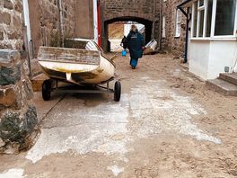 The back of the cottages alongside ty coch 👌🏾