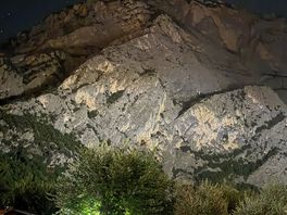 Night view of the mountains