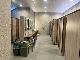 Shower and toilets