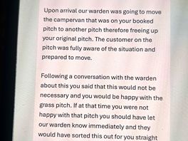 The other lieing email, 2 different stories from richard the owner.