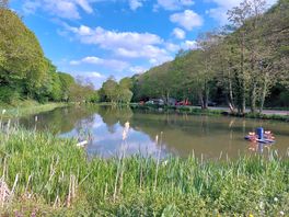 View across the fishing lakes.
