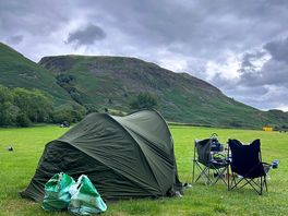Wonderful relaxing camp site. drive slow down the stone track.