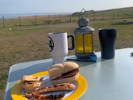 Breakfast with a view