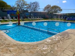 Heated outdoor pool