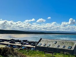 Views across findhorn bay