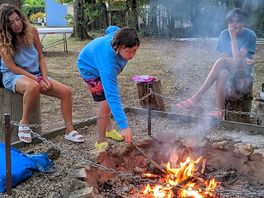 Singing badly around the campfire