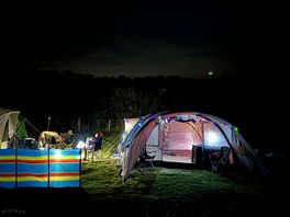 Fairy lights on