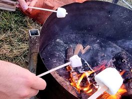 Fire pits can be rented