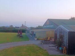 Cafe area outside.